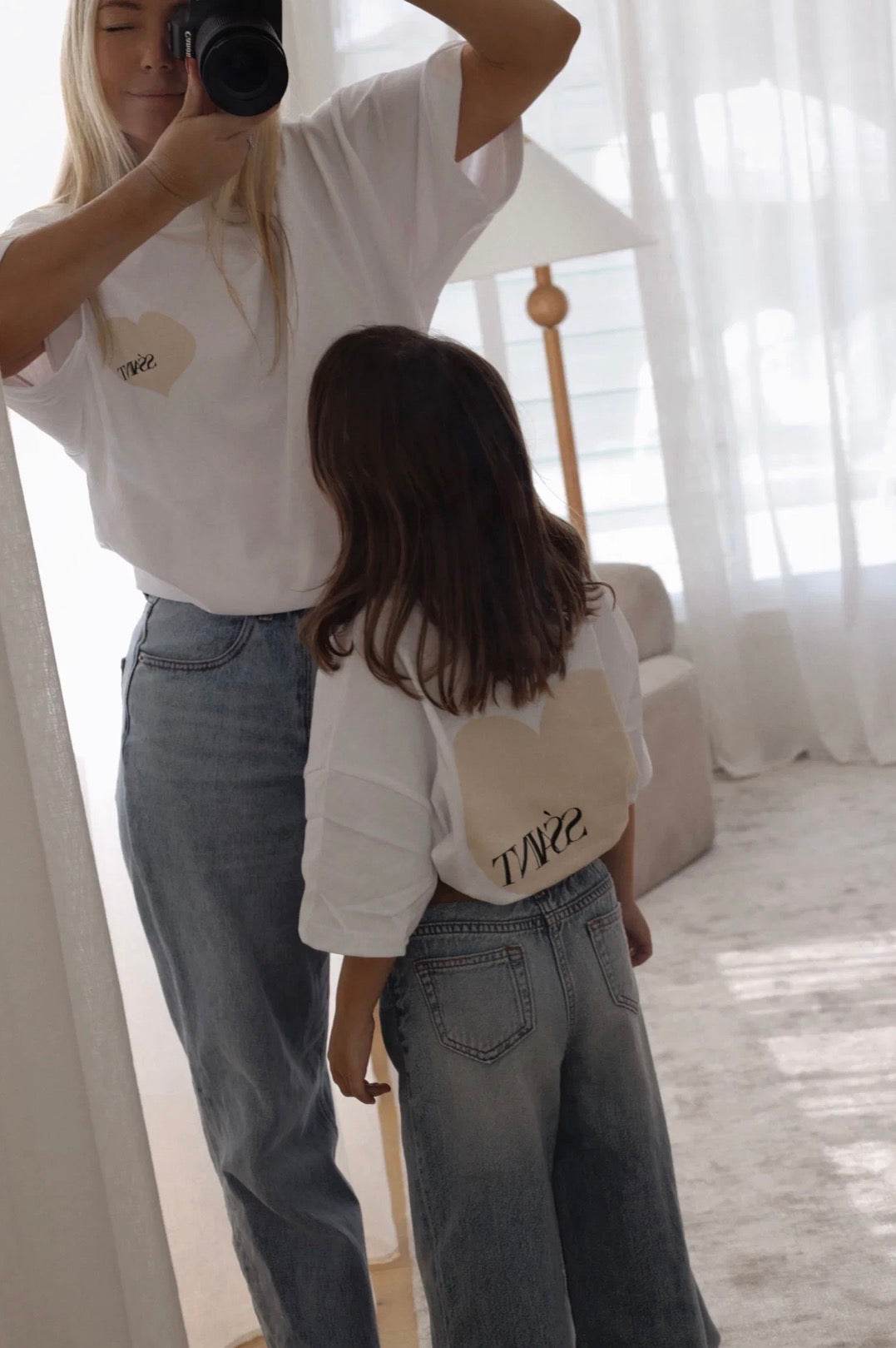 S’SAINT | KIDS HEART TEE - CREAM