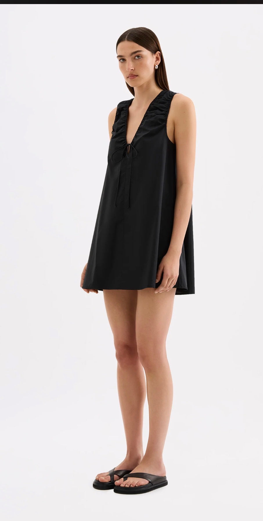 NUDE LUCY | CERIE POPLIN MINI DRESS