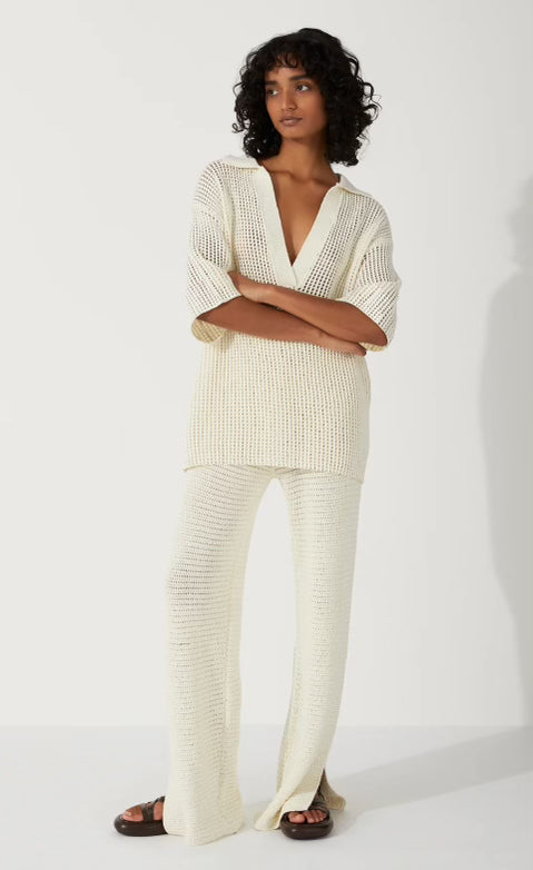 Zulu & Zephyr | Milk Cotton Crochet Pant