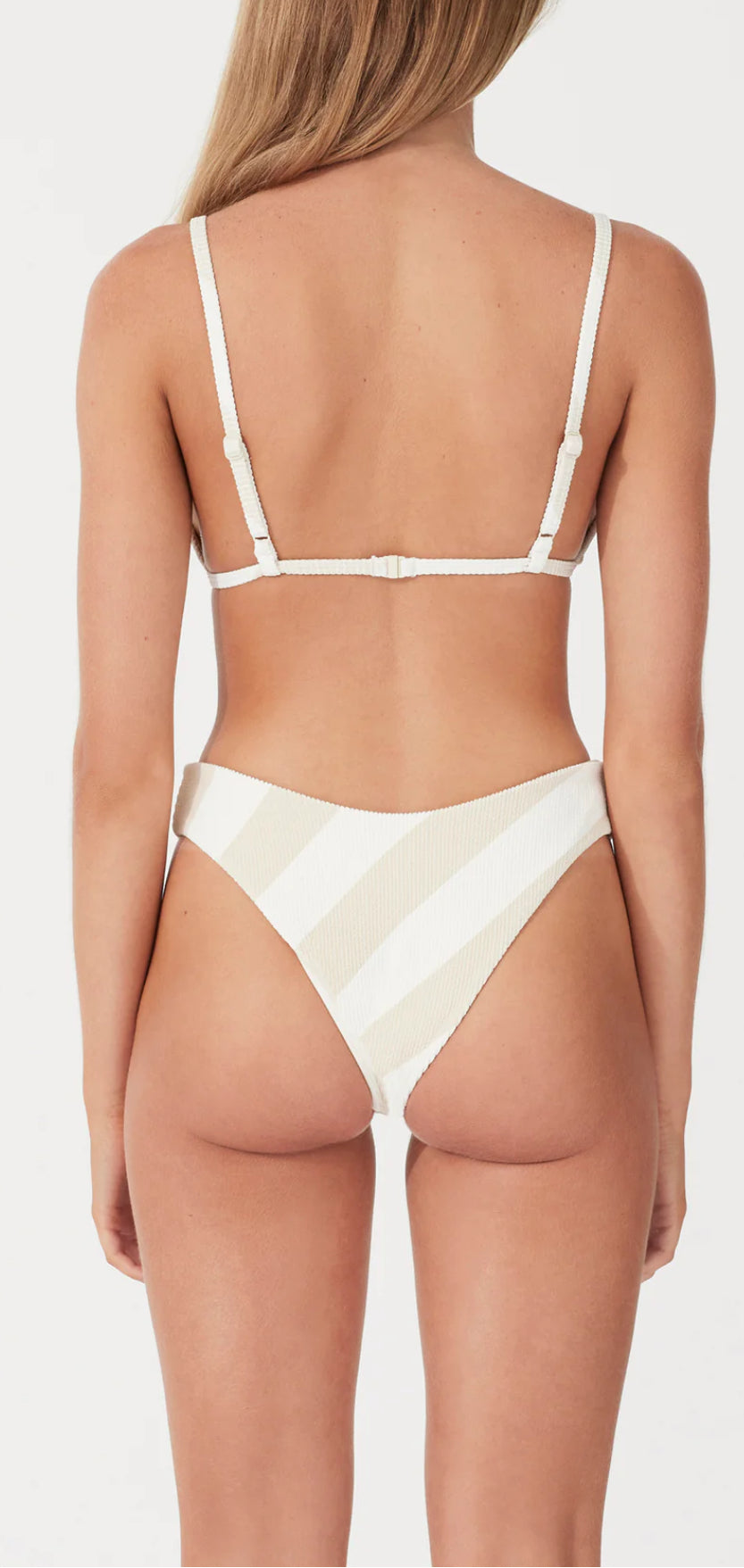 ZZ | Husk Stripe Textured Curve Brief