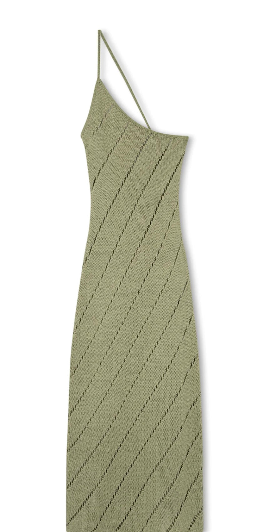 Zulu & Zephyr | Olive Lattice Knit Dress