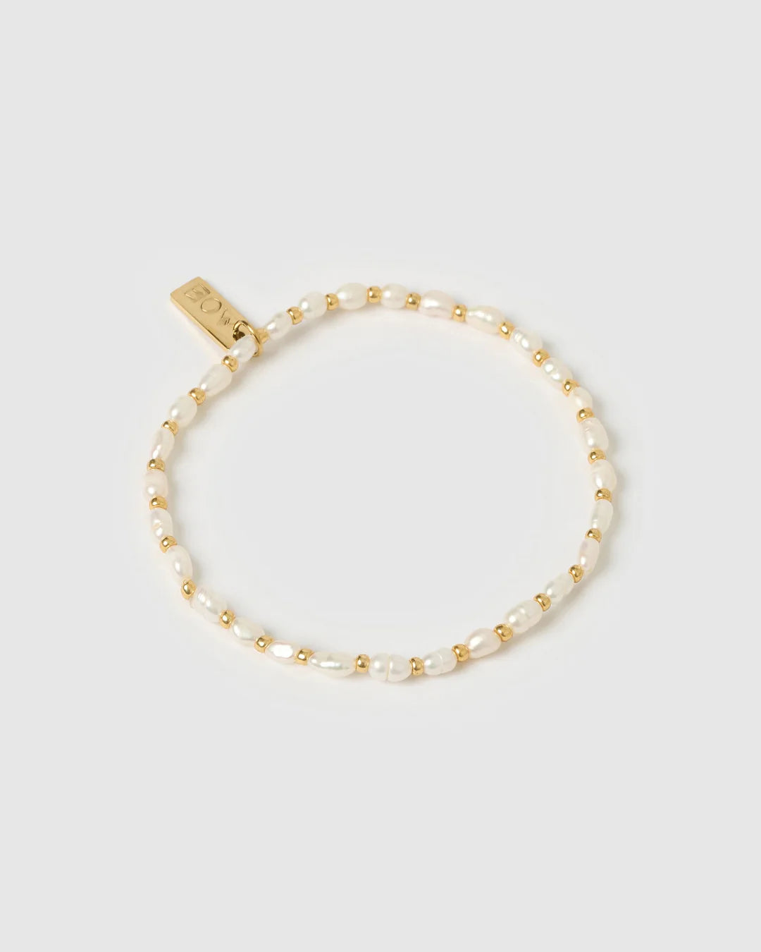 AOE | Amber Pearl and Gold Bracelet