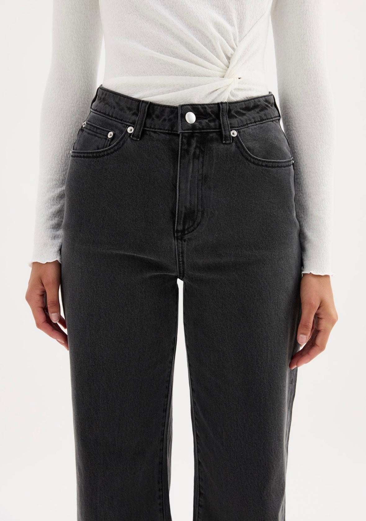 JORDAN DENIM JEAN | Slate - Nude Lucy