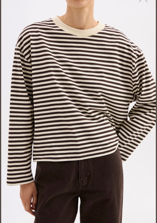 NUDE LUCY | Organic Stripe Long Sleeve