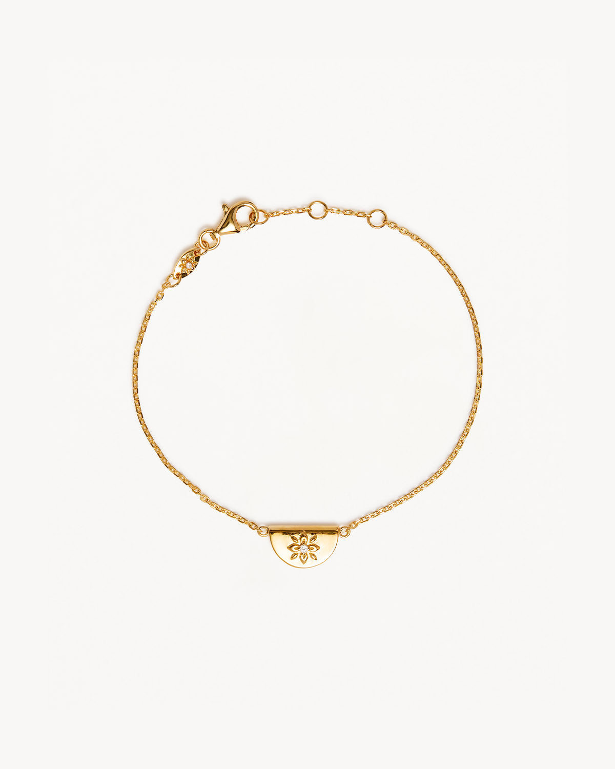 BY CHARLOTTE | Lotus Bracelet Gold