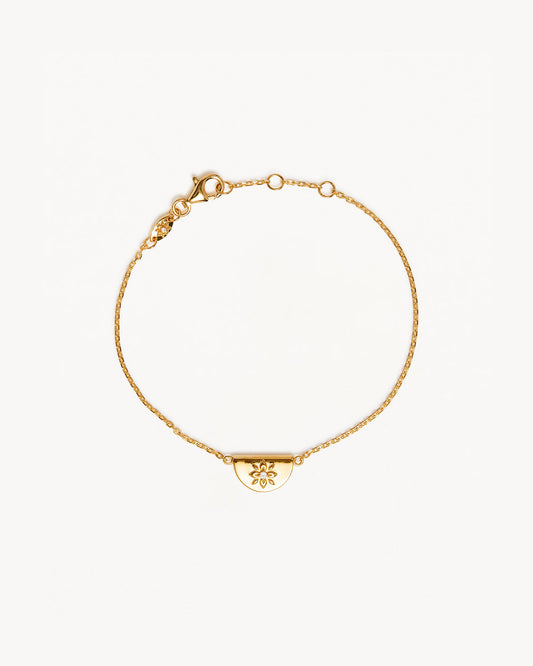 BY CHARLOTTE | Lotus Bracelet Gold