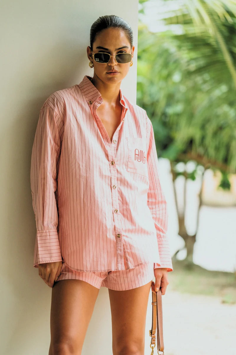 Araminta James | AJJA POCKET SHIRT BLUSH