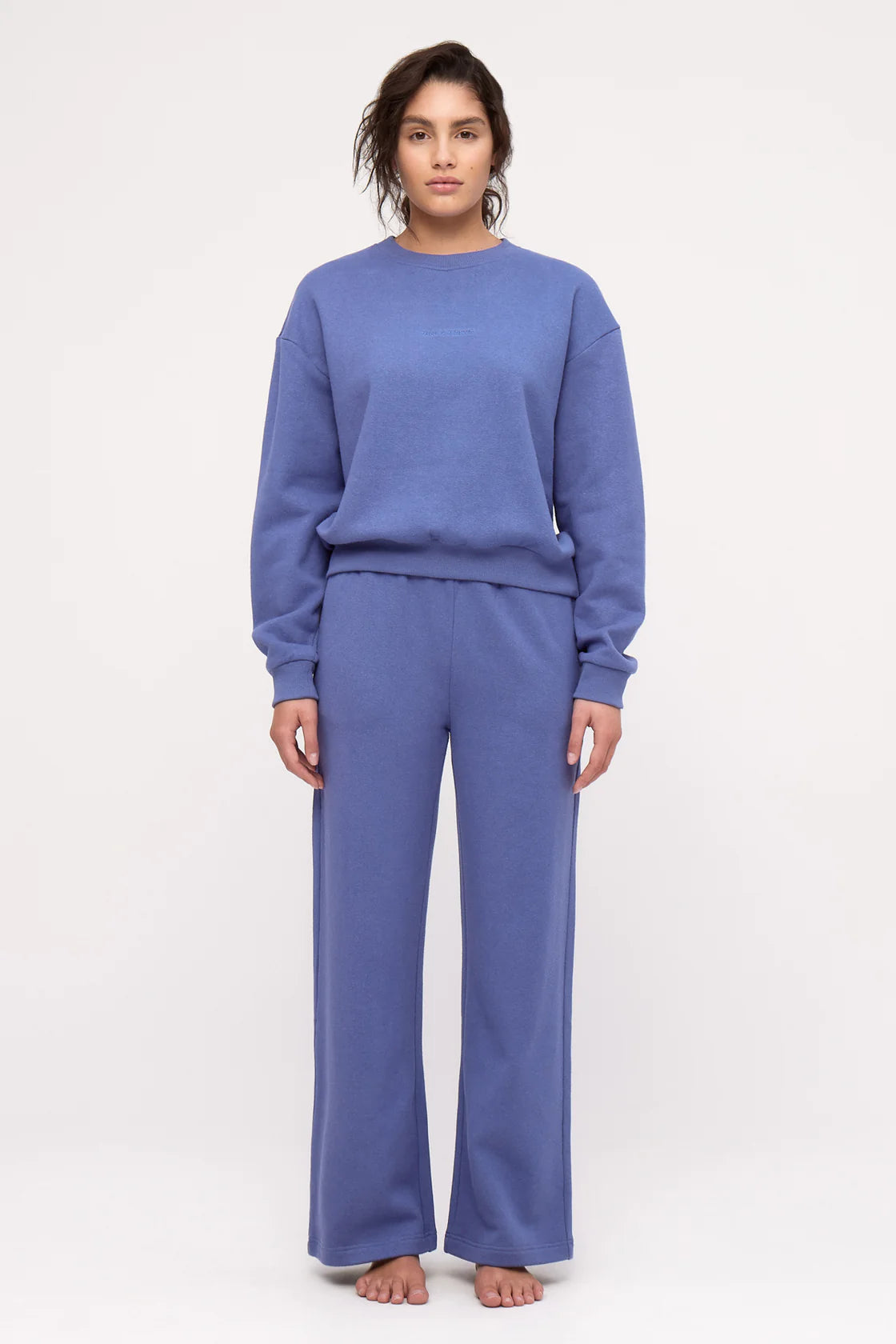 Zulu and Zephyr | Fleece Sport Sweatshirt Blue
