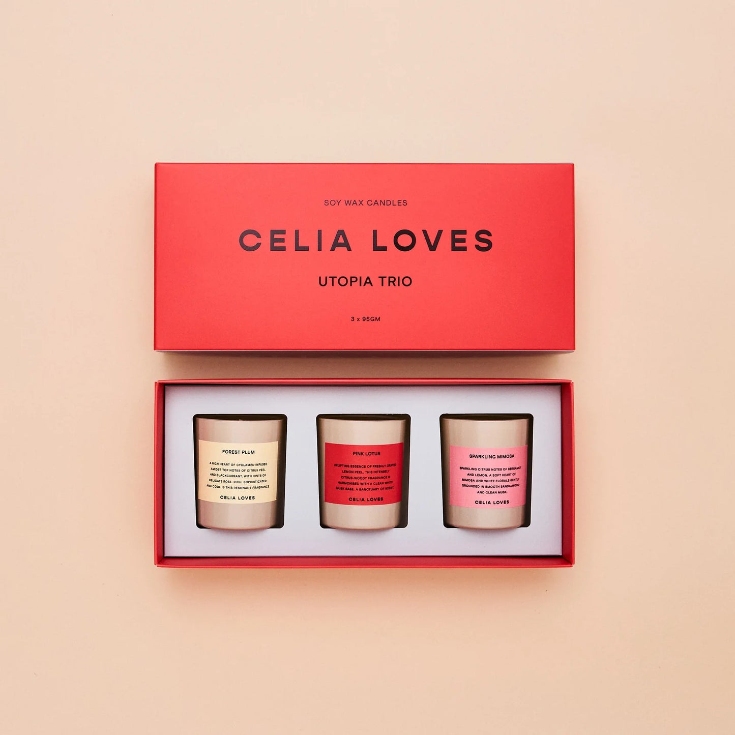 CELIA LOVES | Utopia Candle Trio