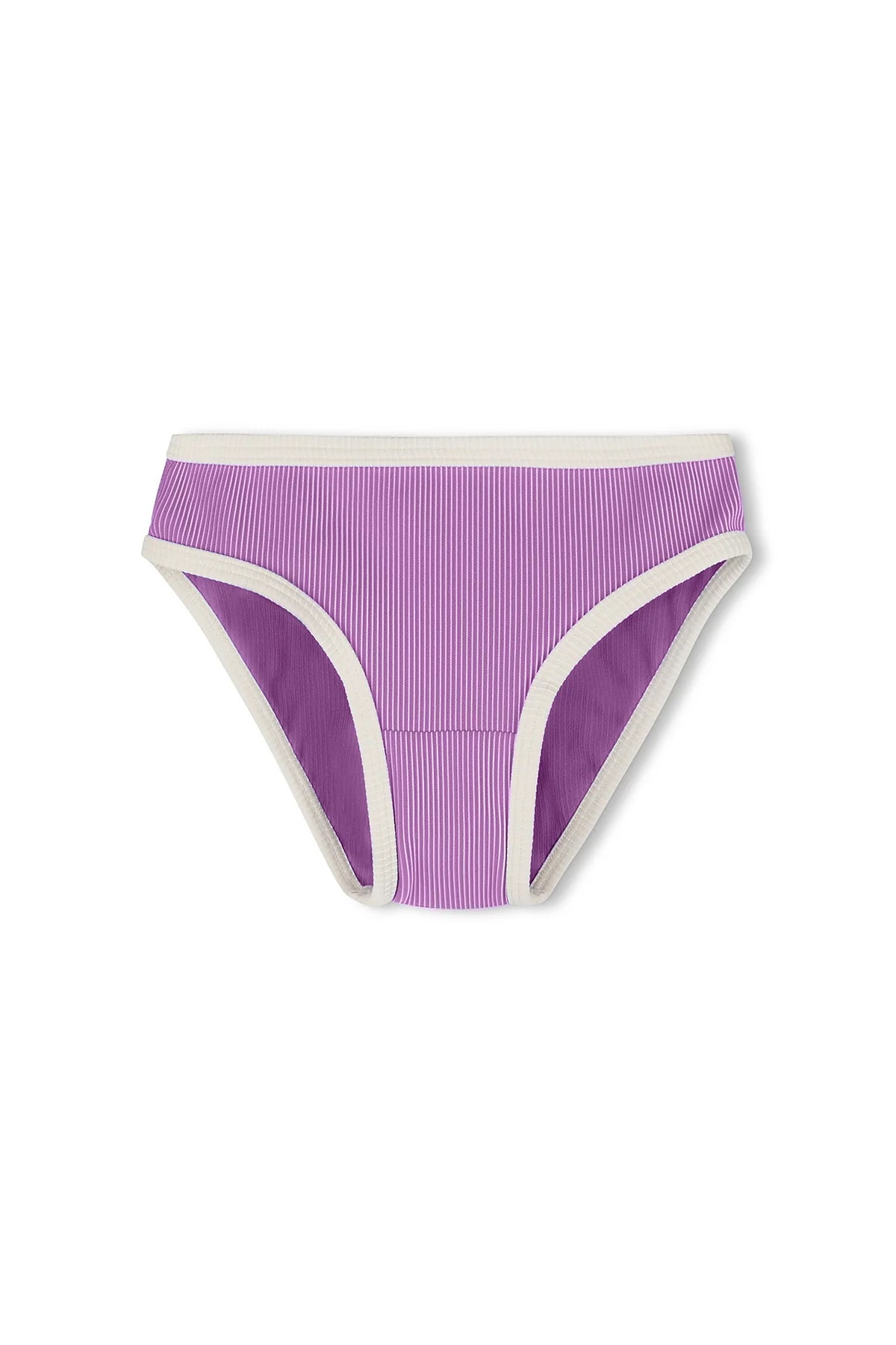ZULU AND ZEPHYR | Mini stripe Bikini Bottom Lilac