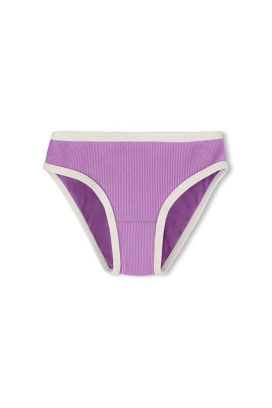ZULU AND ZEPHYR | Mini stripe Bikini Bottom Lilac