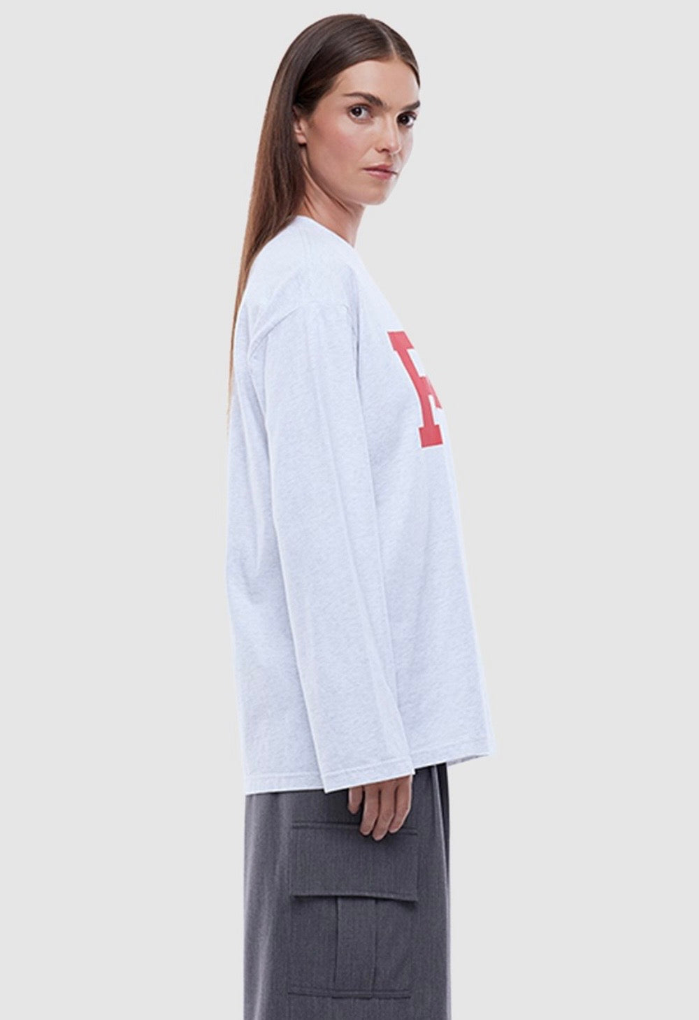 EP Long Sleeve Tee - White MARLE