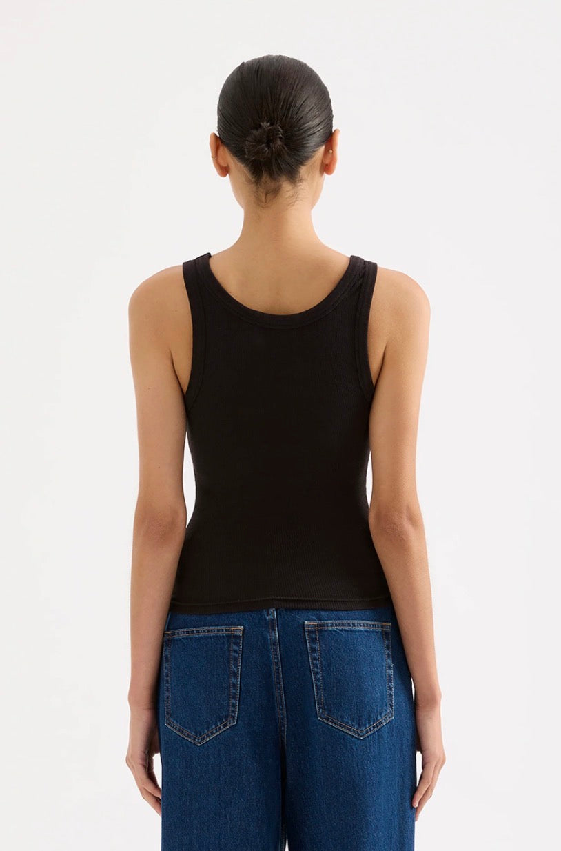 NUDE LUCY | Organic Rib Singlet