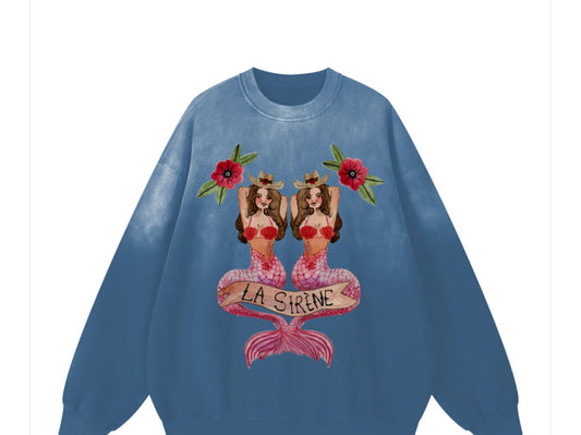 MAKU| LA SIRENE CREW NECK BLUE