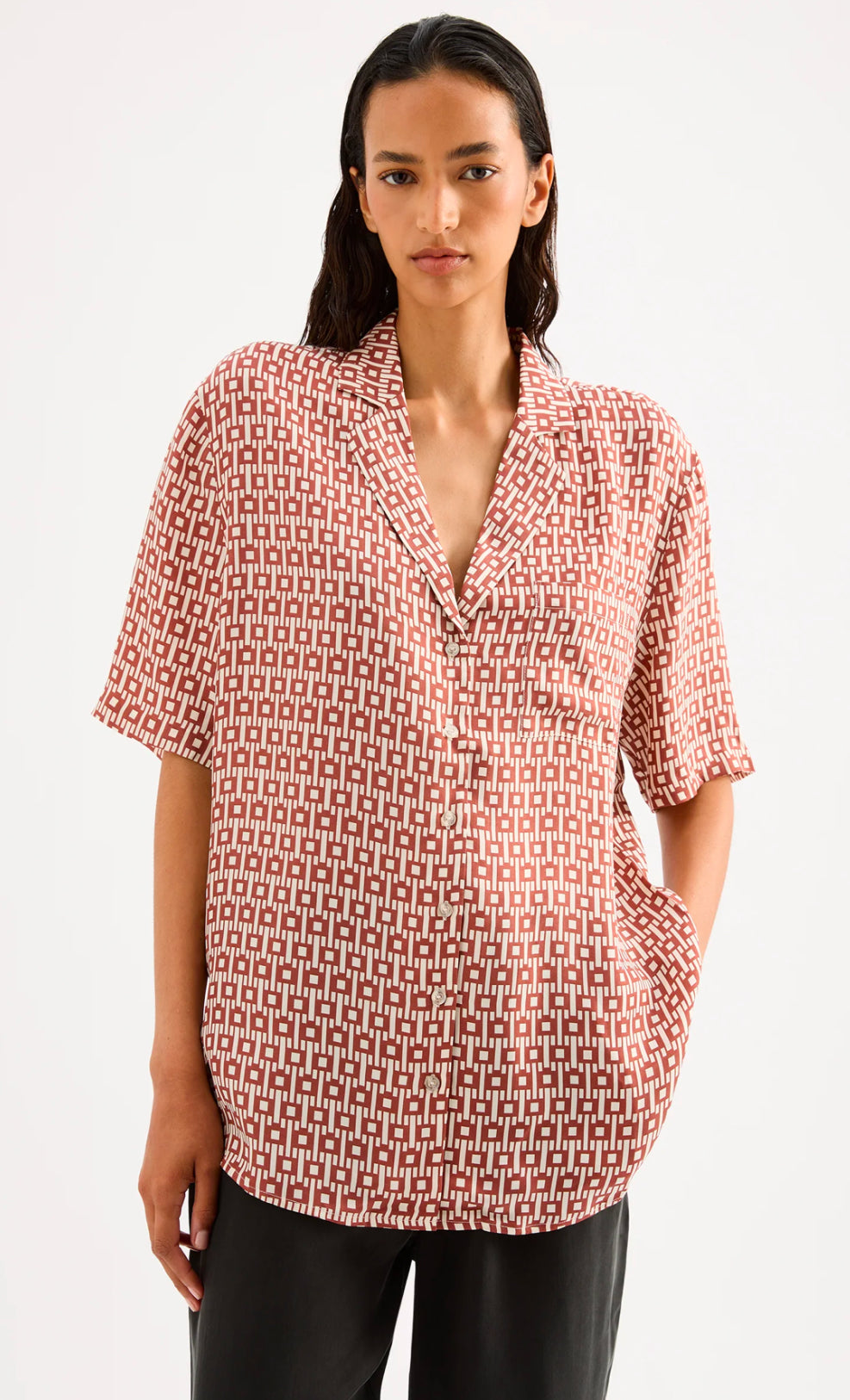 NUDE LUCY | JASPER CUPRO SHIRT