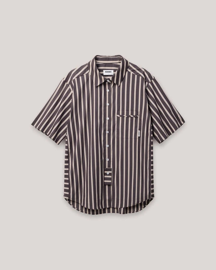 HOMMEY | Short Sleeve Shirt Choc