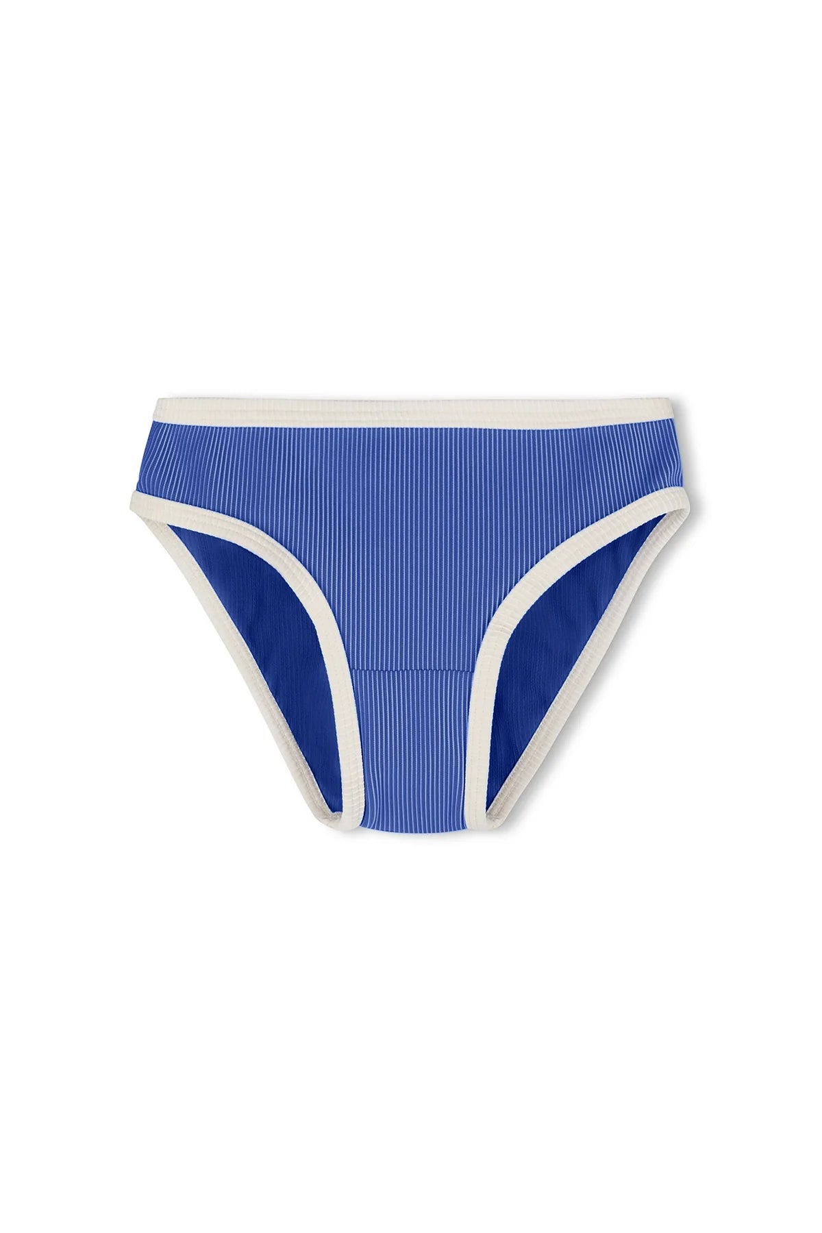ZULU AND ZEPHYR | Mini Stripe Bikini Bottom Sky Blue