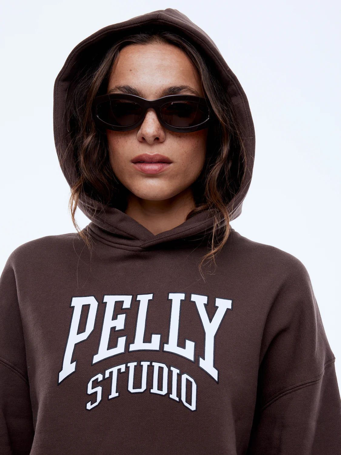 ENA PELLY | PELLY STUDIO HOODIE MOCHA