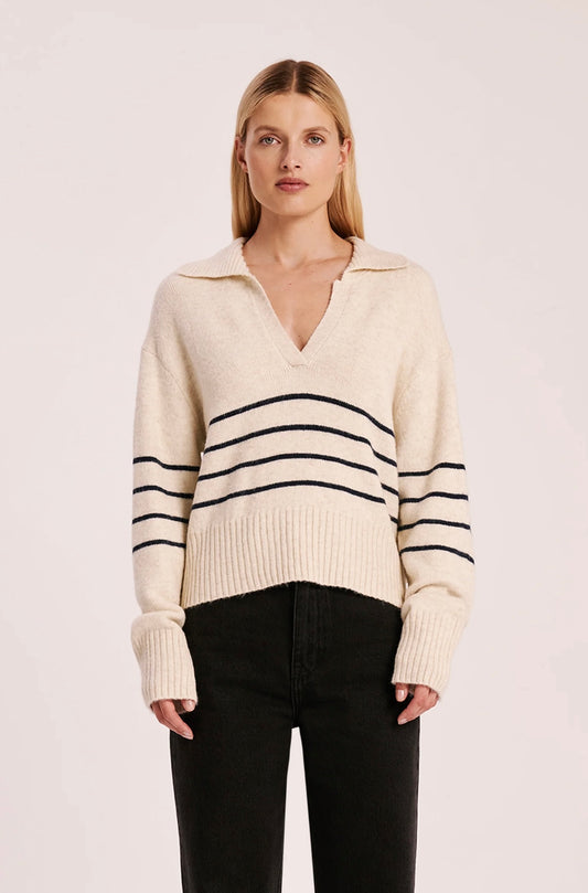 NUDE LUCY | LOGAN RUGBY KNIT