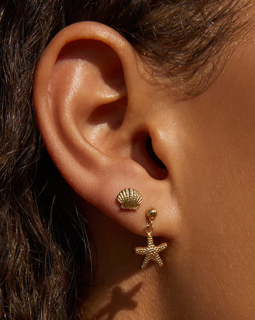AOE | Neptune Gold Earrings