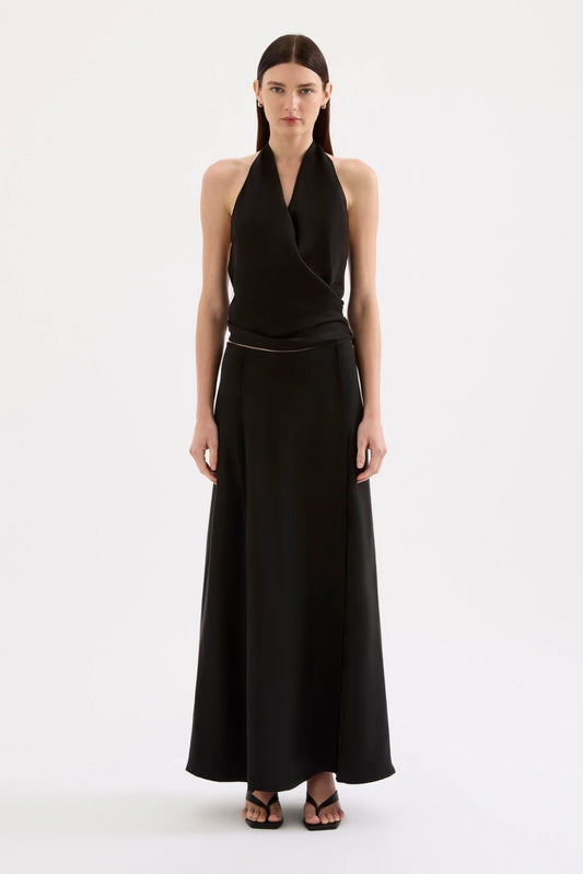NUDE LUCY | Leon Cupro Maxi Skirt