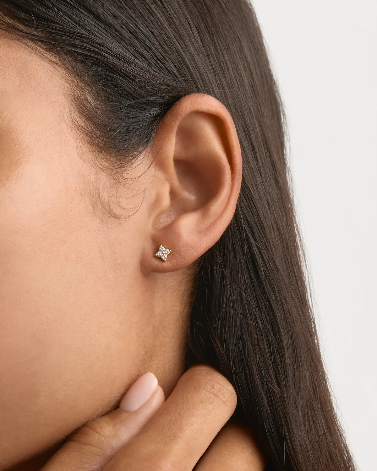 BY CHARLOTTE | Crystal Bloom Stud Earrings