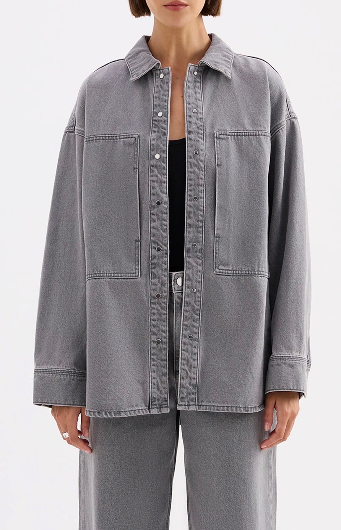 Nude Lucy | Calvi Denim Shacket