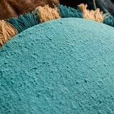 LUNA LANE | Reese Round Cushion Turquoise