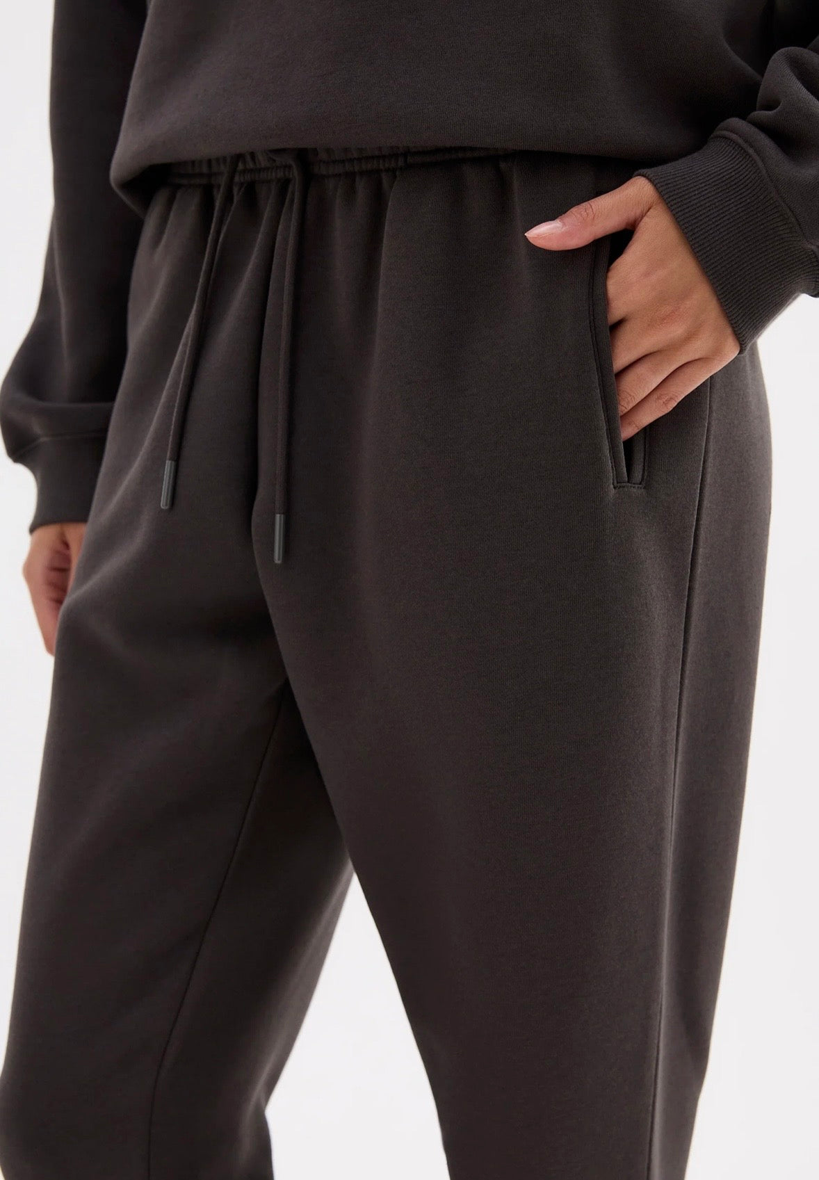 CARTER CLASSIC TRACK PANT | Coal - Nude Lucy