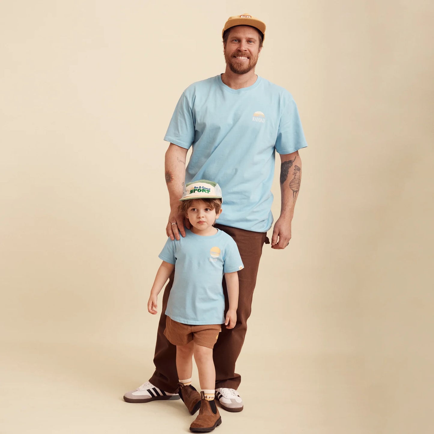 BANABAE | Rad Dad Organic Blue Tee