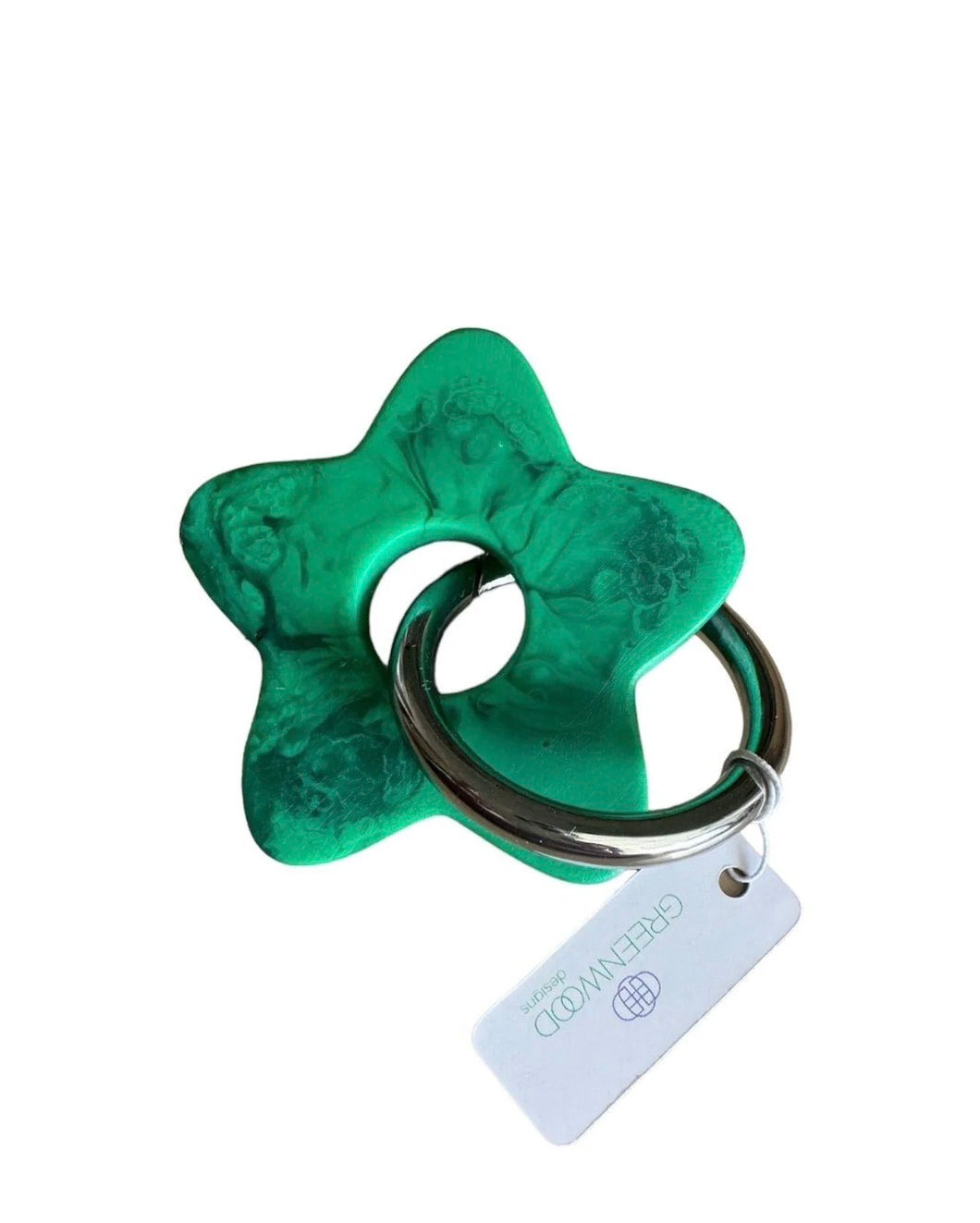 GREENWOOD DESIGNS| Star Resin Keyring