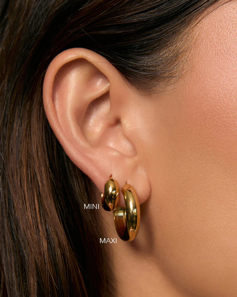 AOE | Cassie Gold Earrings Maxi