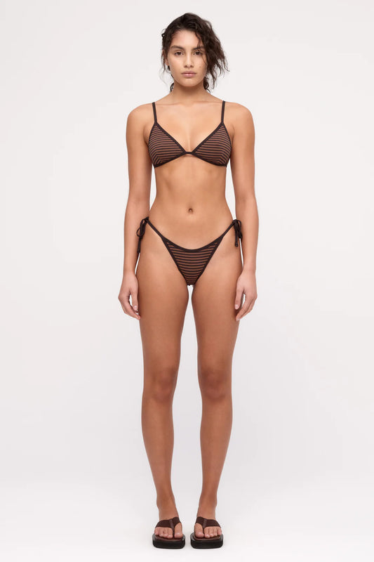 Zulu and Zephyr | Triangle Brown Stripe