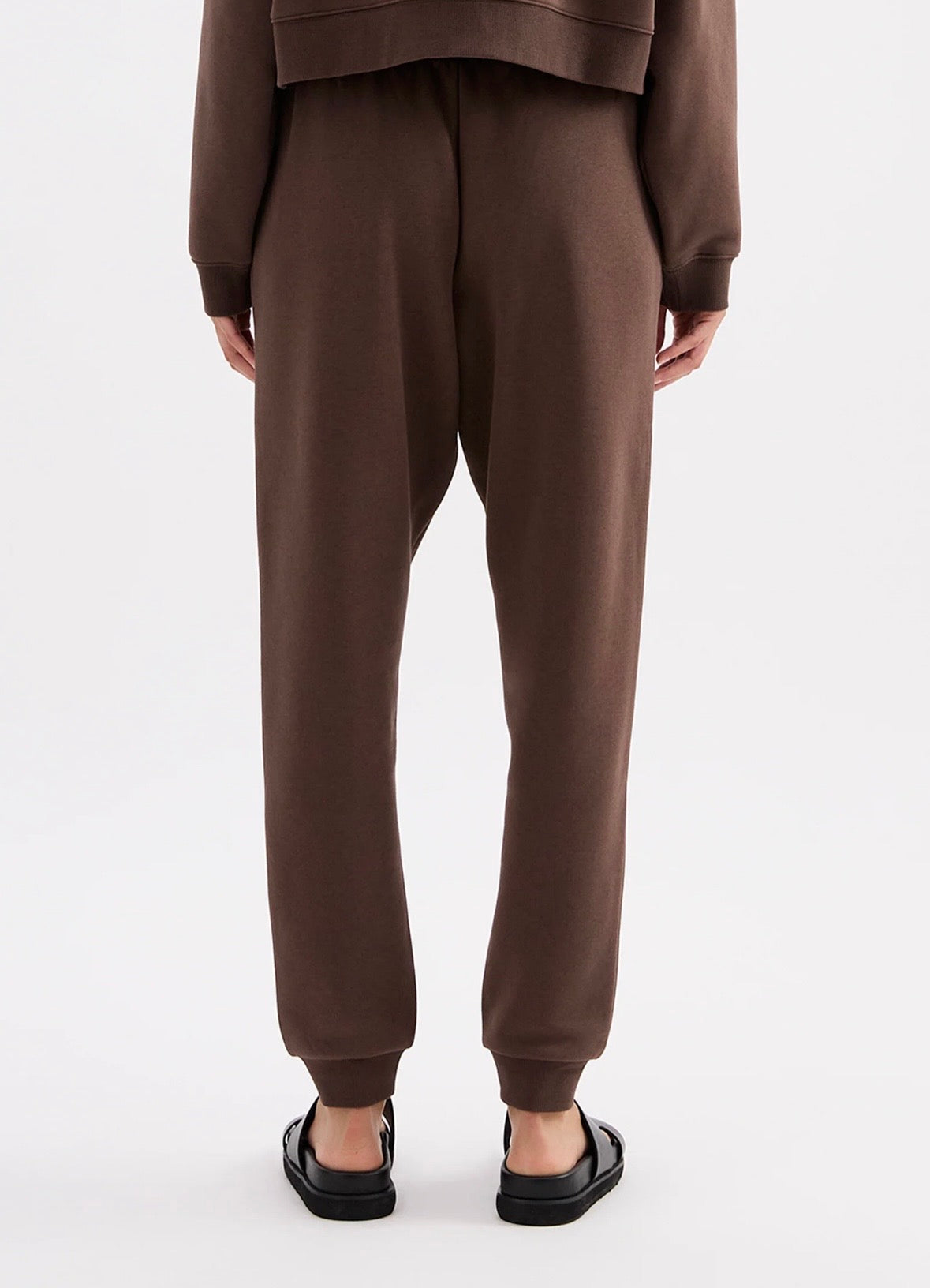 CARTER CLASSIC TRACK PANT | Chocolate - Nude Lucy