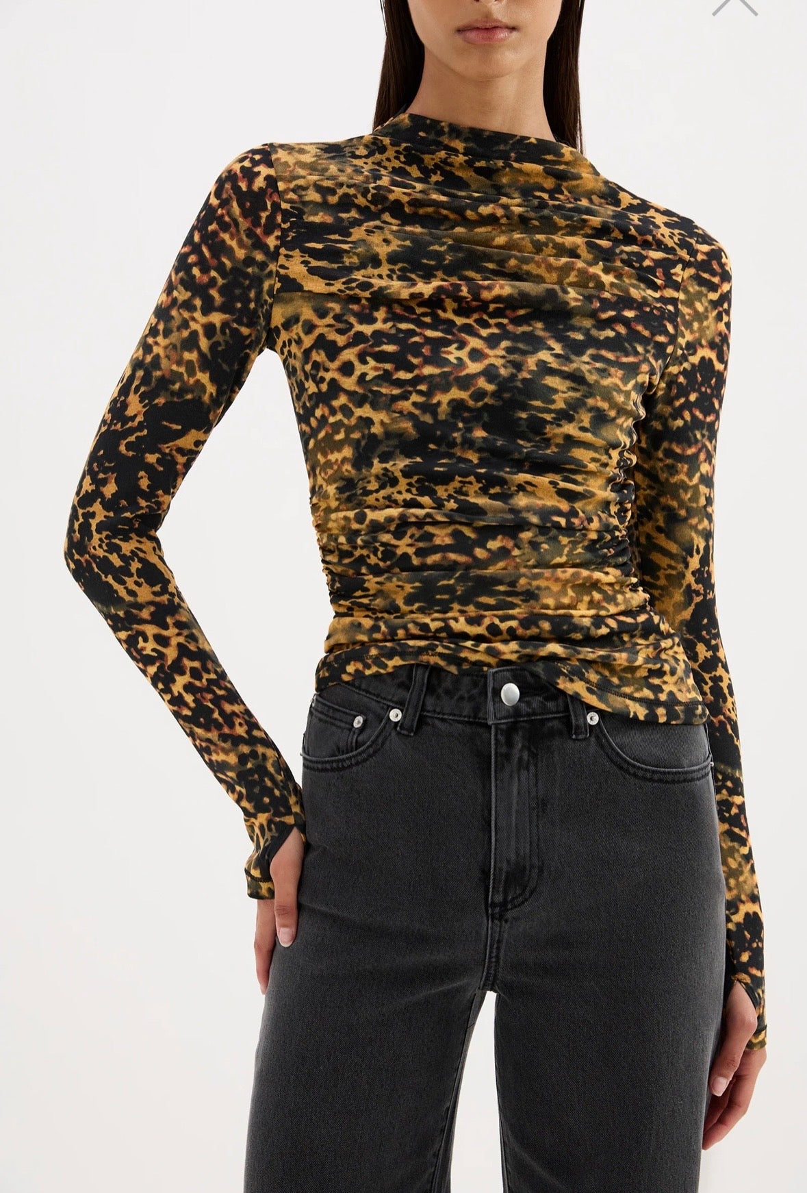 TORA MESH LS TOP | Nude Lucy