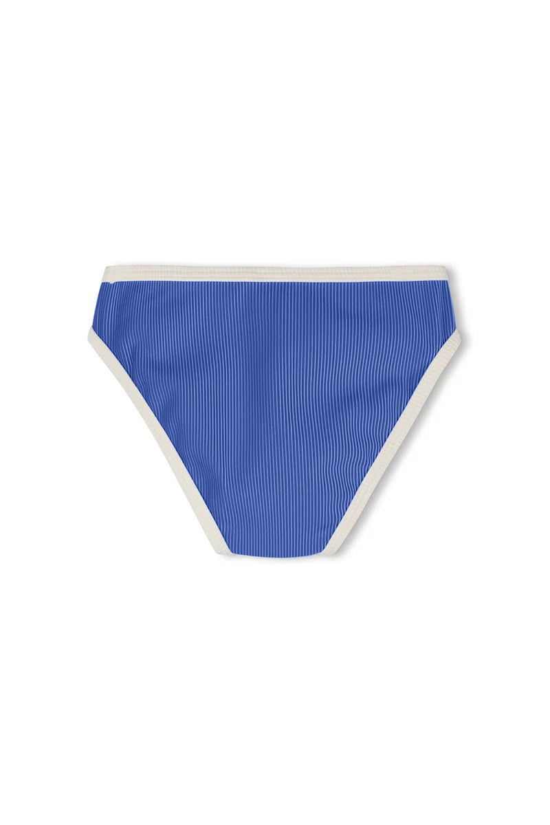 ZULU AND ZEPHYR | Mini Stripe Bikini Bottom Sky Blue