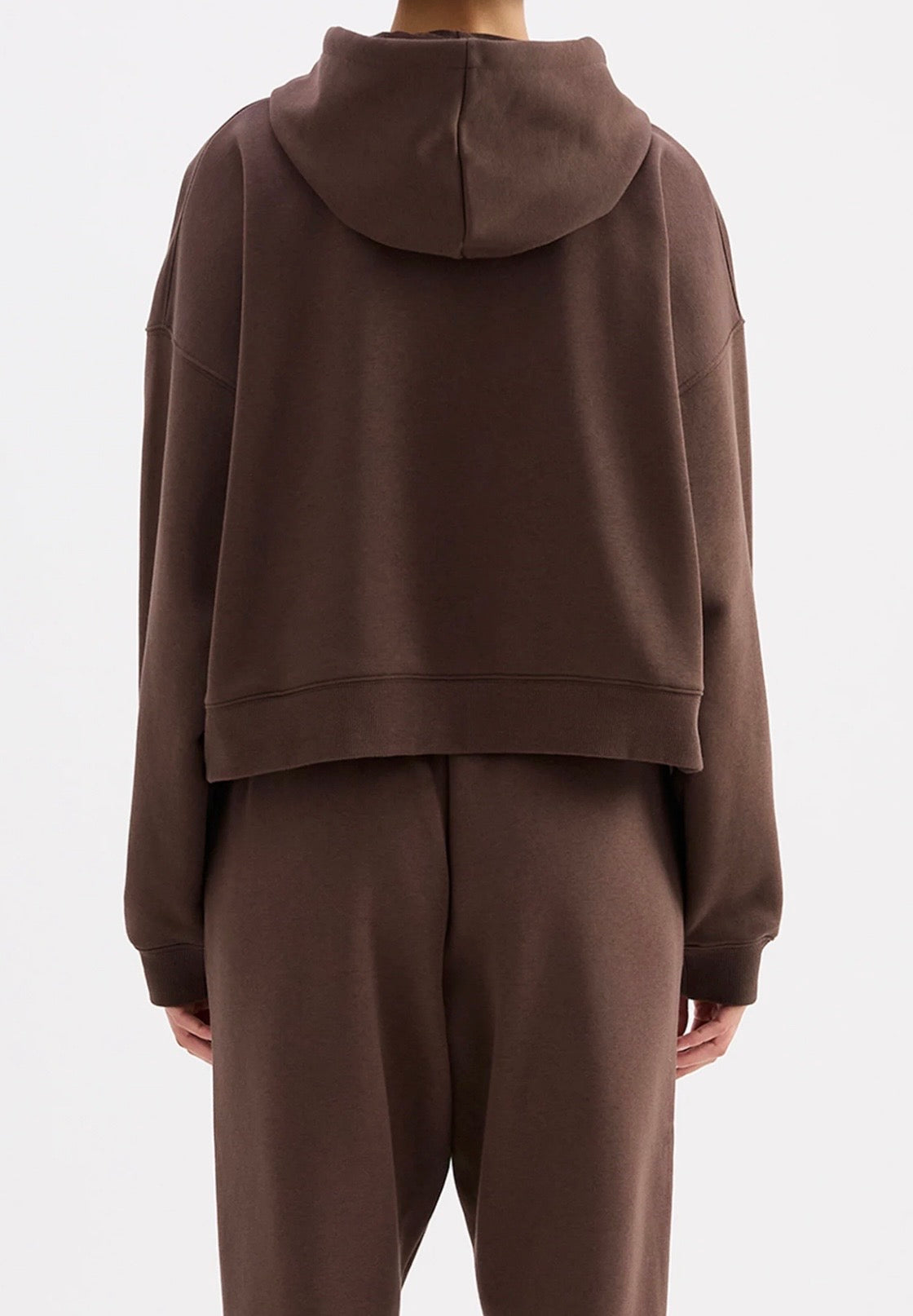 CARTER CLASSIC HOODIE | chocolate - Nude Lucy
