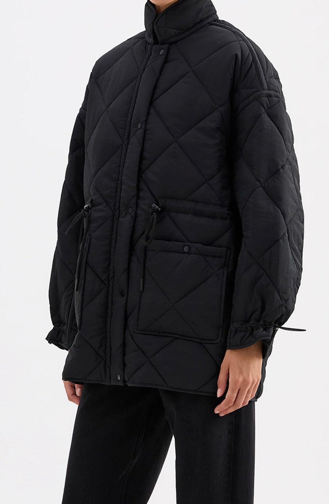 ATLAS PUFFER JACKET | Black - Nude Lucy
