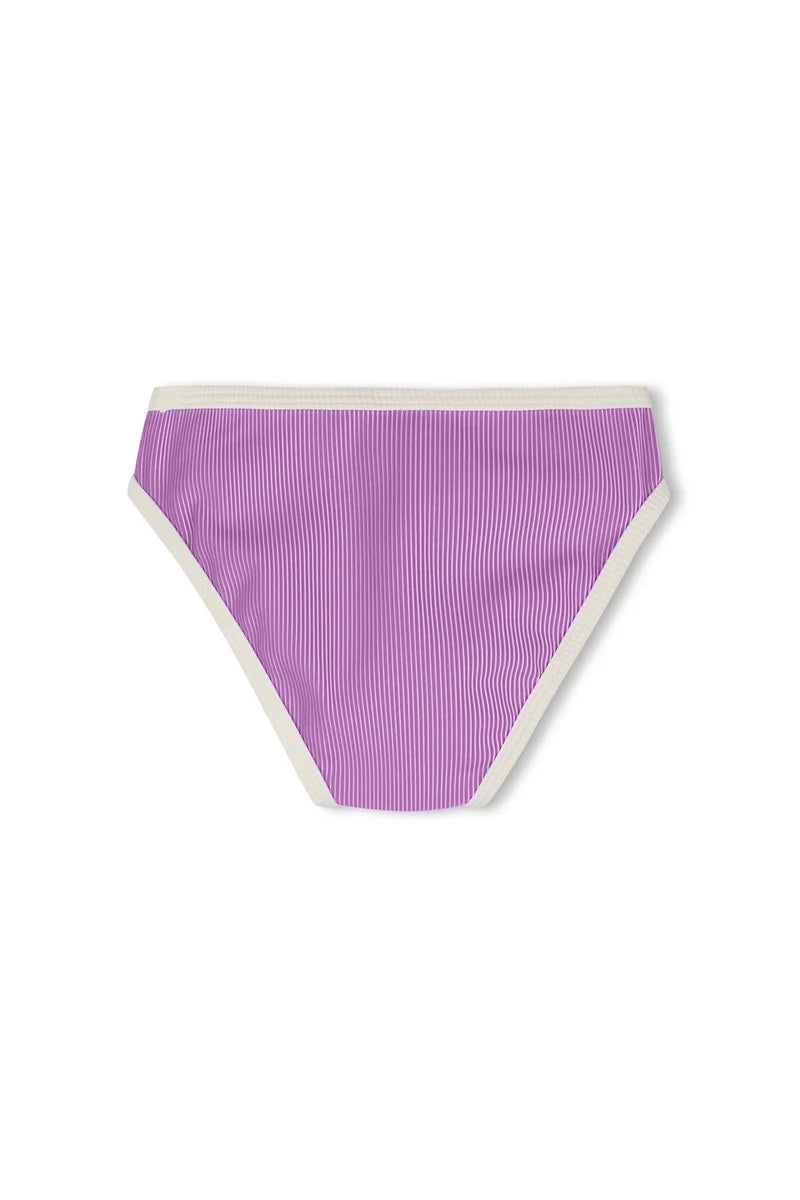 ZULU AND ZEPHYR | Mini stripe Bikini Bottom Lilac