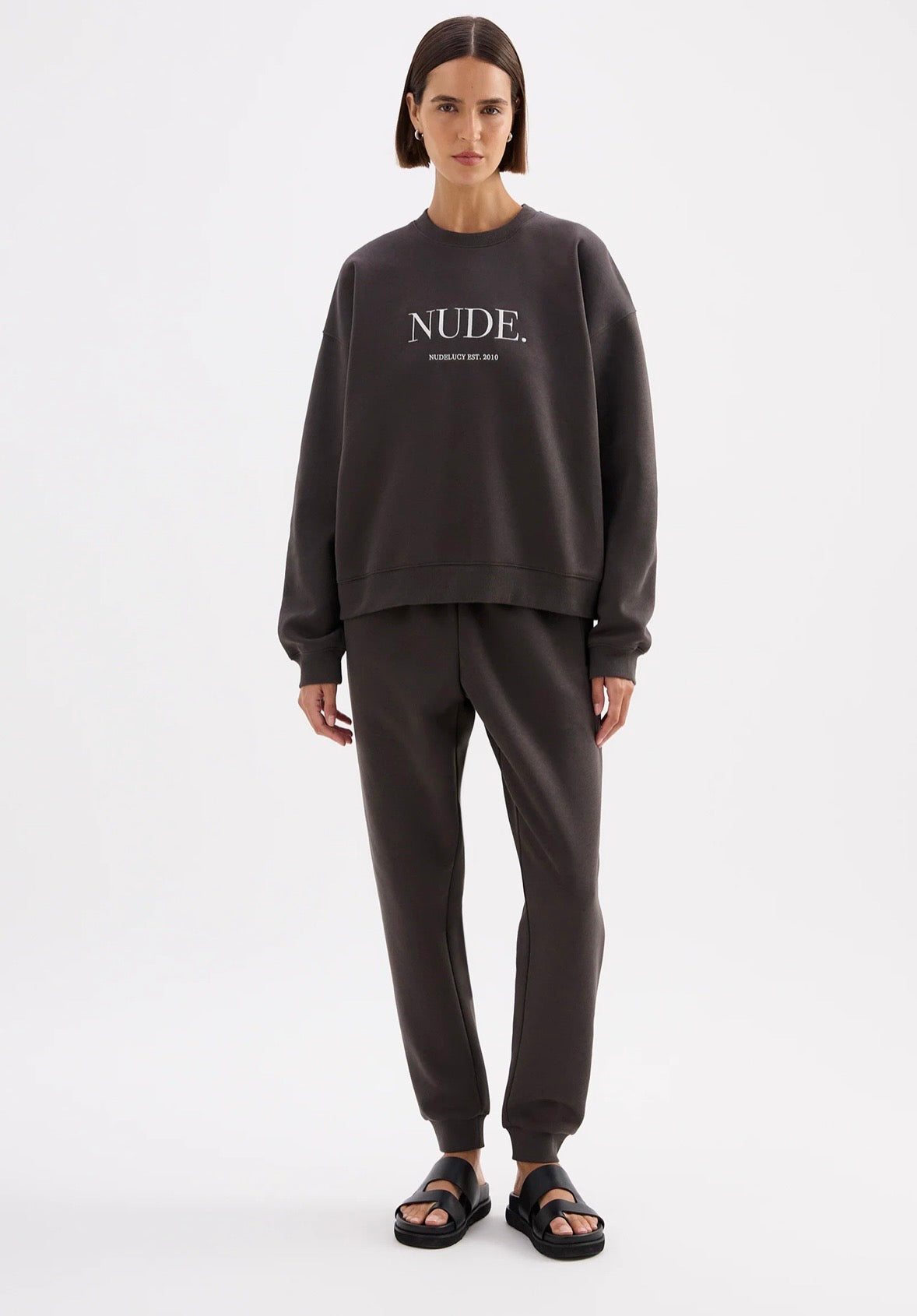 CARTER CLASSIC TRACK PANT | Coal - Nude Lucy