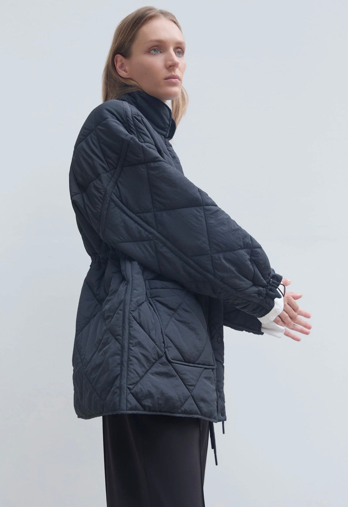 ATLAS PUFFER JACKET | Black - Nude Lucy