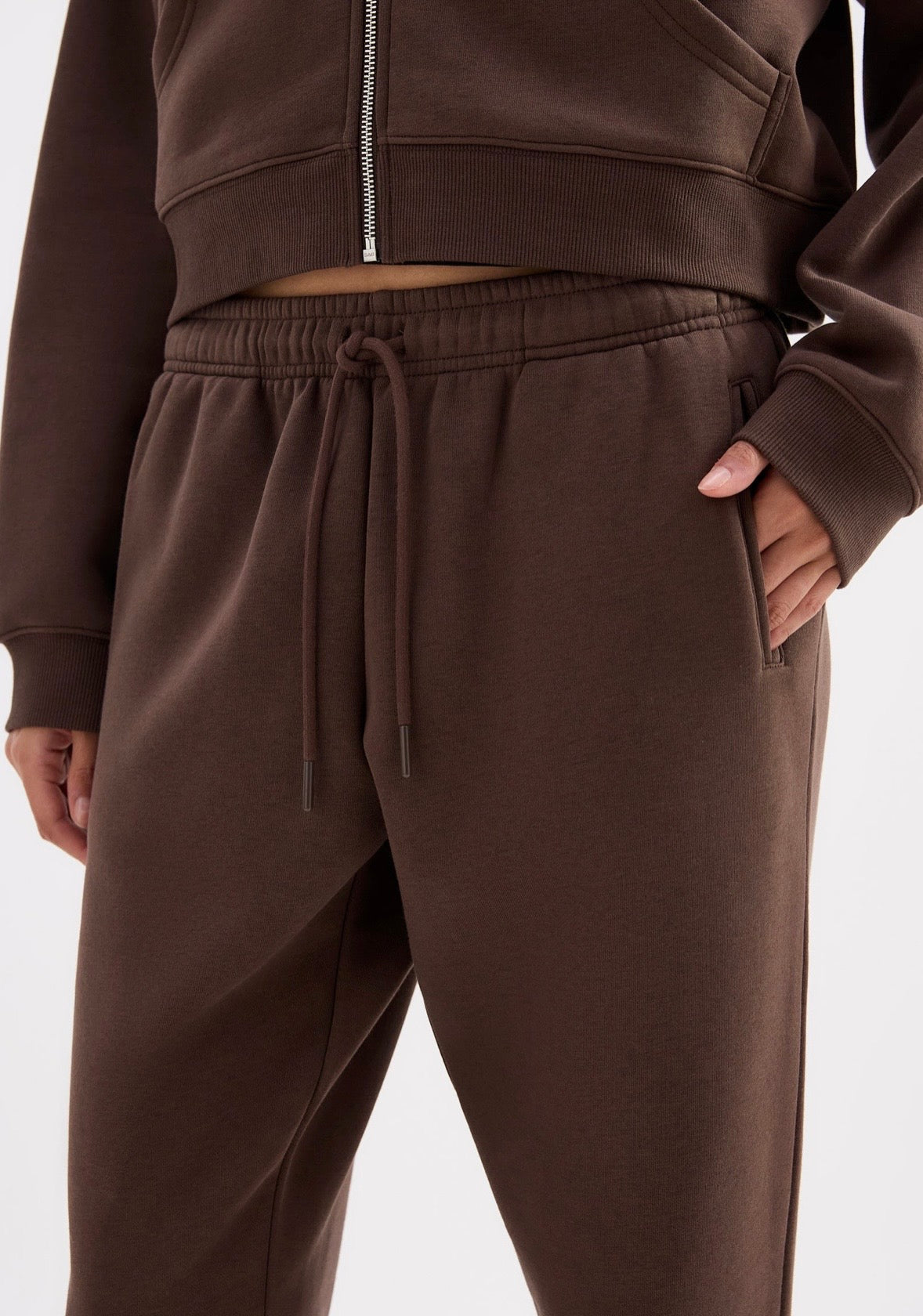 CARTER CLASSIC TRACK PANT | Chocolate - Nude Lucy