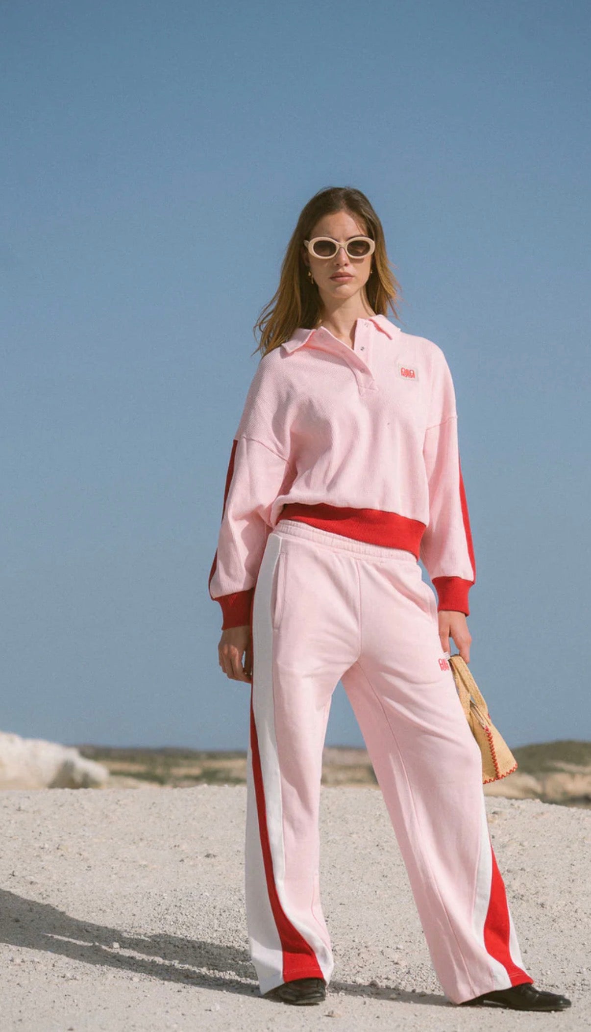 ARAMINTA JAMES | MALLORCA TRACKPANT BALLET PINK