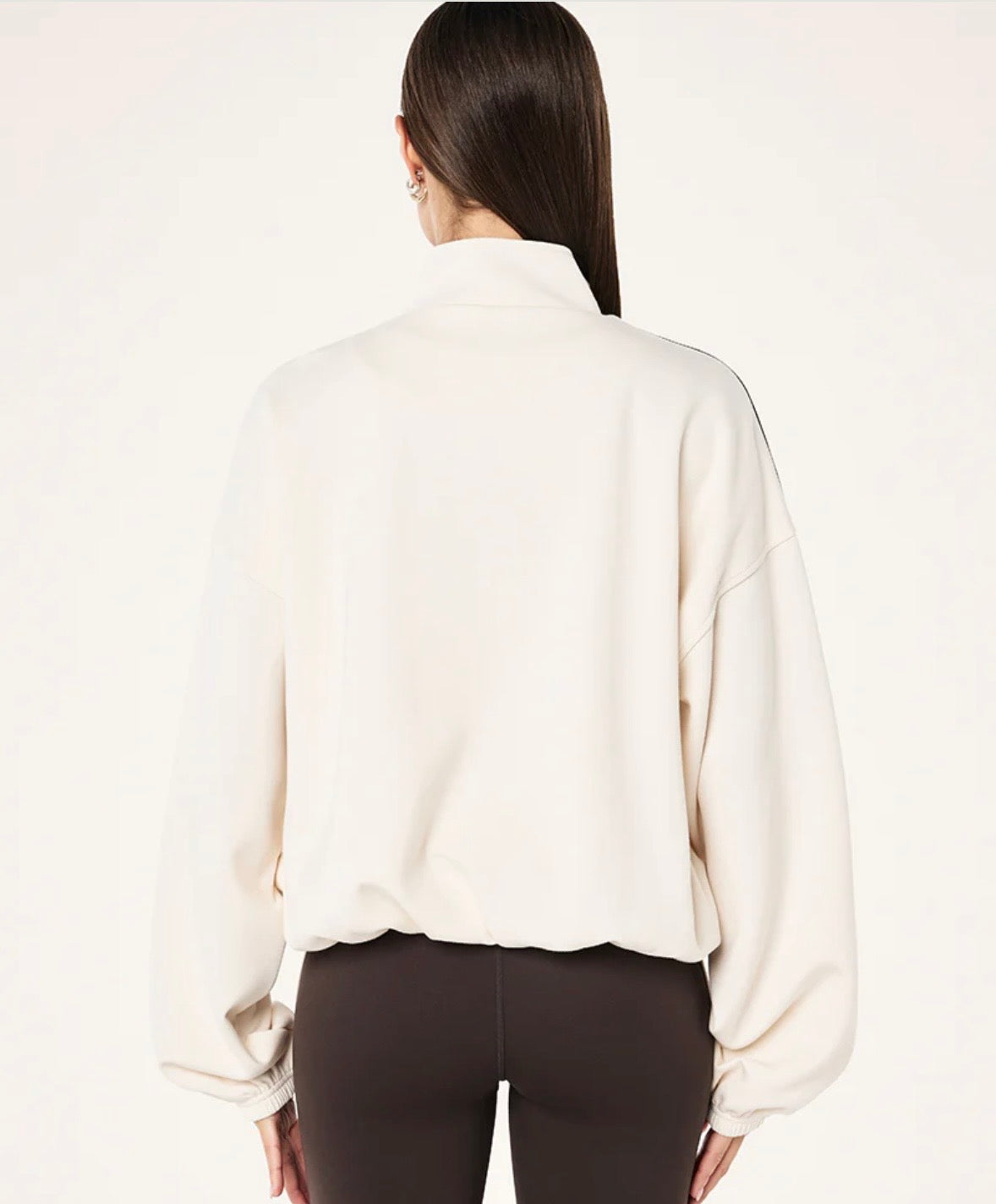 P.E NATION Precision Zip Thru | Whisper White
