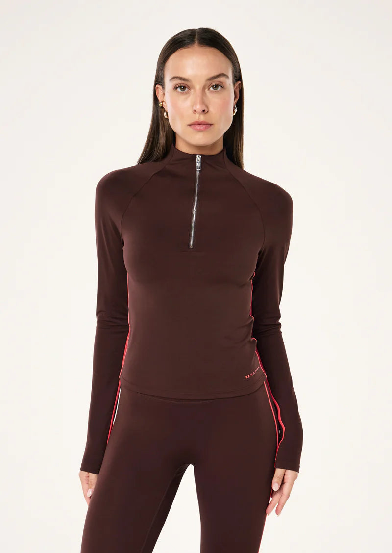 PE NATION | Routine Quarter Zip Long Sleeve