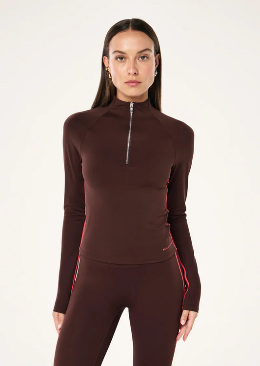 PE NATION | Routine Quarter Zip Long Sleeve
