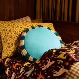 LUNA LANE | Reese Round Cushion Turquoise