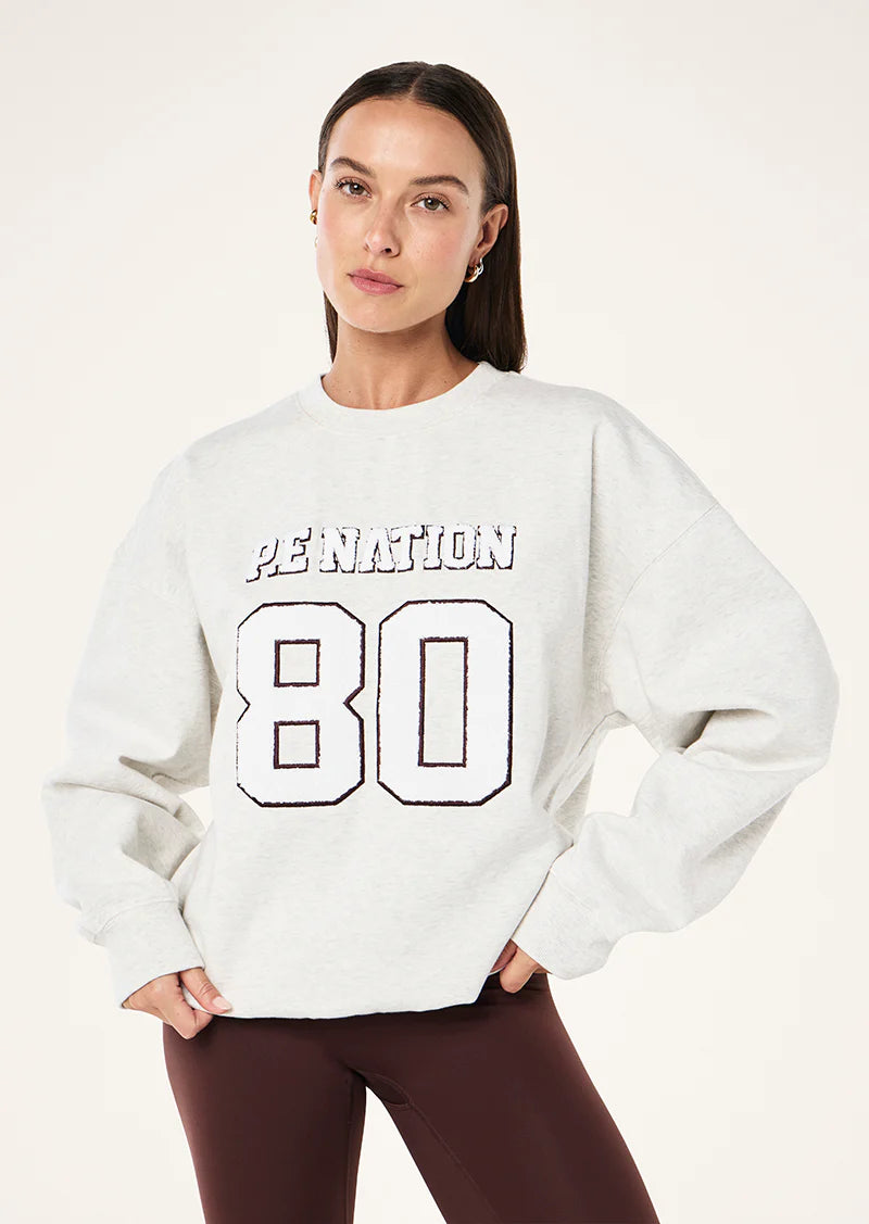 PE NATION | Elysian 2.0 sweat In Snow Marle
