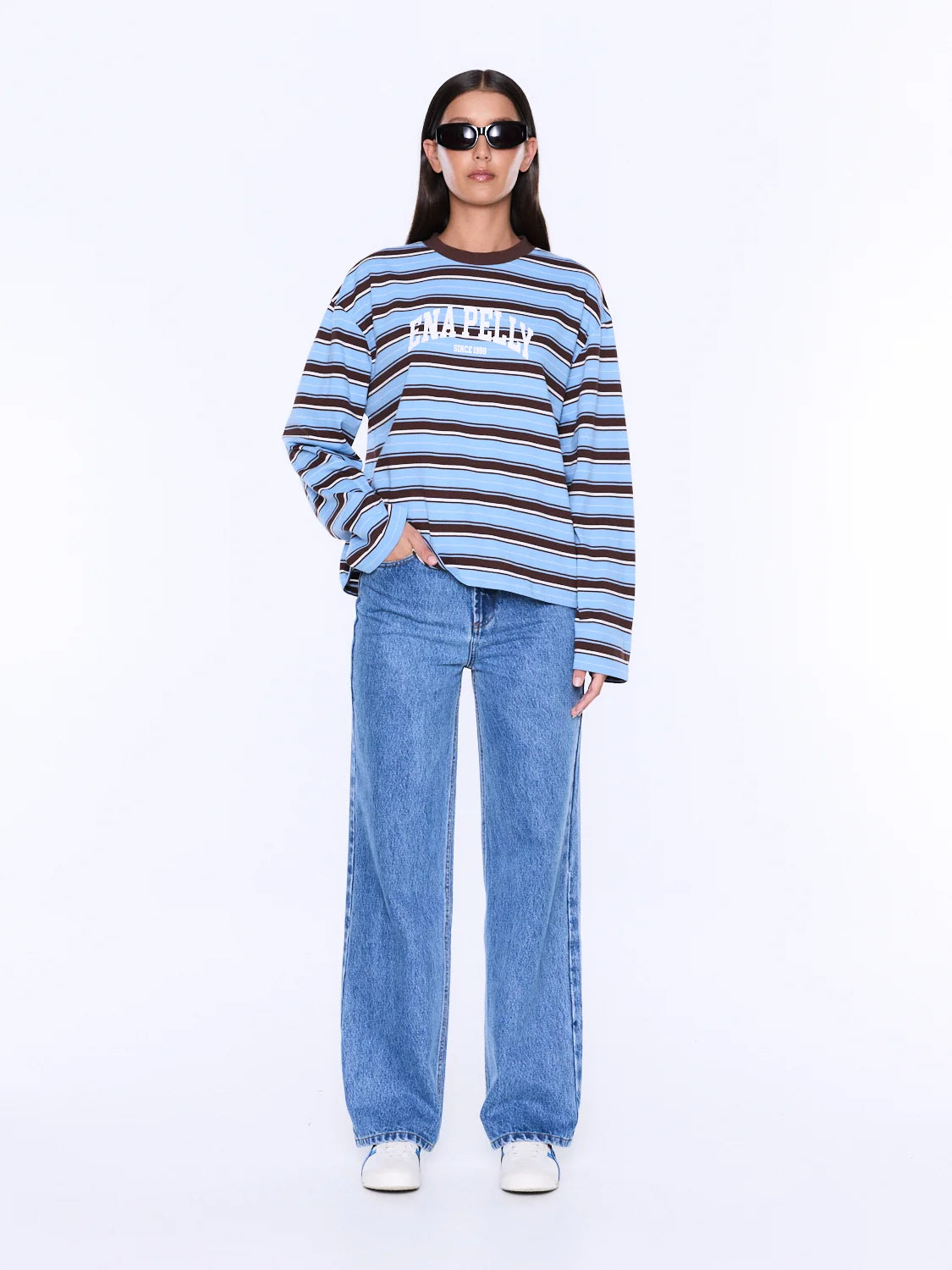 ENA PELLY | Maria Boxy Long Sleeve Tee