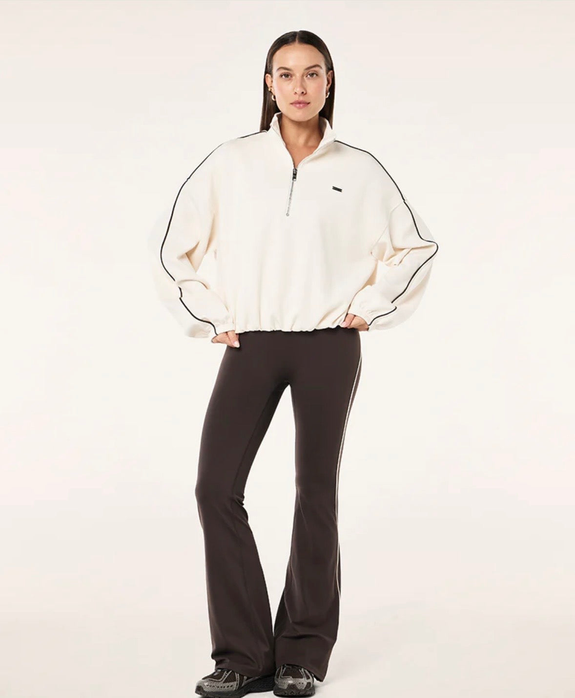 P.E NATION Precision Zip Thru | Whisper White